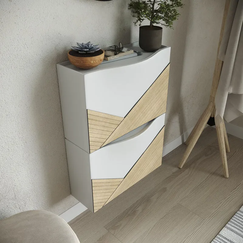IKEA Trones Shoe Cabinet Overlays - Pre-Finished Textured Oak Cover